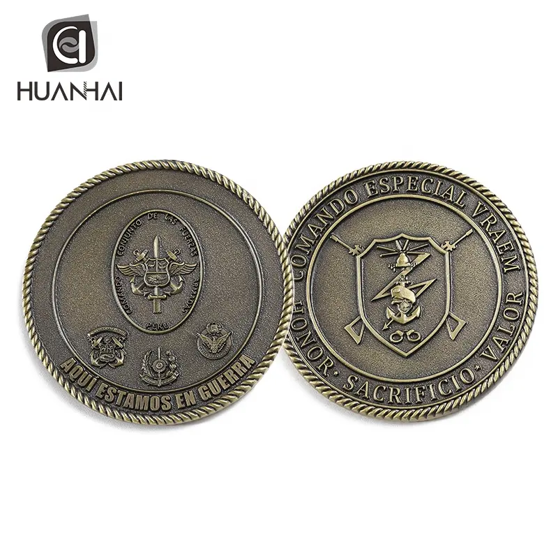 customized brushed bronze metal collections challenge coins commemorative coin holder