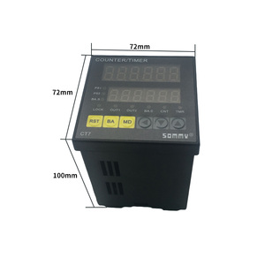 SOMMV 72*72 Relés y salidas de estado sólido Salida de alarma de dos canales Lote/conteo/temporizador multifuncional - Product Image 2