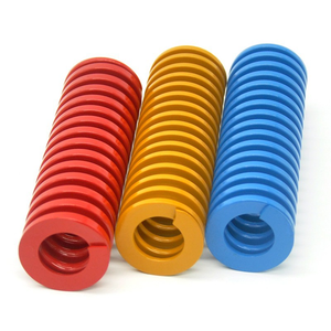 65MN Strong Rectangular Alloy Steel <strong>Coil</strong> Spring in Yellow Red Flat Green Blue Tea Brown Compressed by Domestic <strong>Mold</strong> - Product Image 4