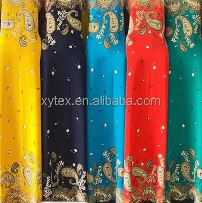 Textil hochwertige neue Designs 100% Viskose Baati Somalispun Rayon Stoff China Lieferant Herstellung für Heim textilien