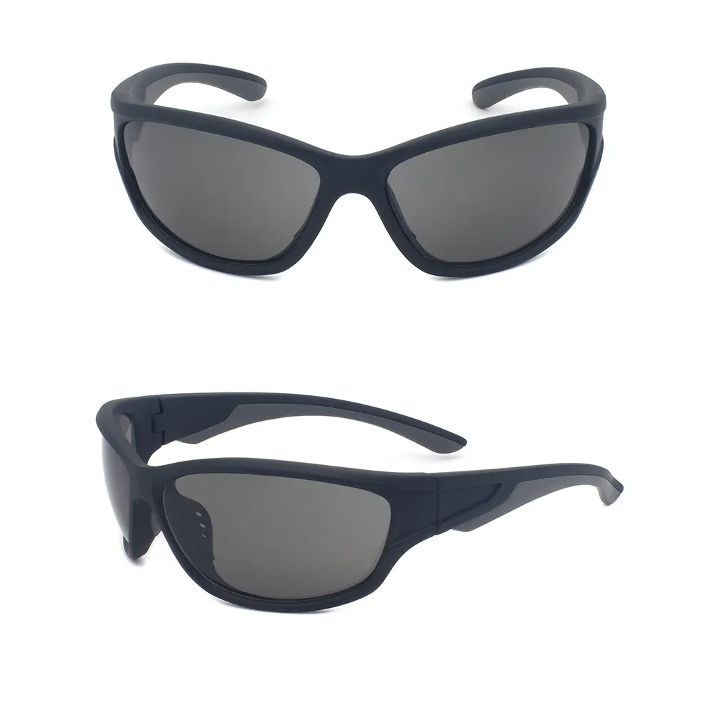 Gafas de sol deportivas para hombre, lentes de plástico con marco personalizado, para exteriores, playa, voleibol, precio barato