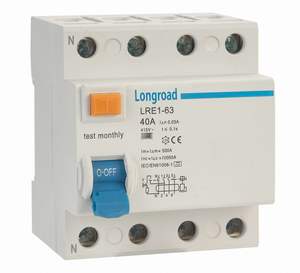 Interruptores diferenciales RCD 2P 4P magnético RCCB ELCB tipo A tipo AC Disyuntor de corriente residual electromagnética - Product Image 2