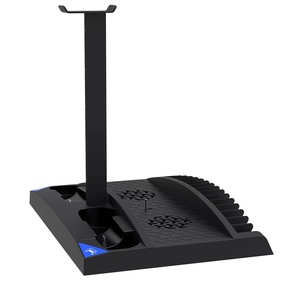 High Quality Multi-Function Cooling Fanfor PS5 Dual <strong>Controller</strong> <strong>Customized</strong> Vertical Ps5 Stand With Suction Cooling Stand for Ps5 - Product Image 2