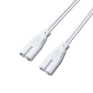 Kebaolong 2-core 8-character 0.3 square 15cm Connection <strong>T5</strong> T8 LED Fluorescent Tube Power <strong>Cord</strong> 8.5mm Hole Spacing - Product Image 4
