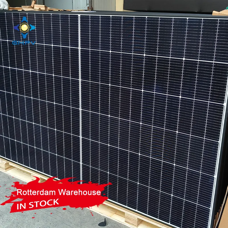 Panel surya setengah sel, Mono fotovoltaik kaca ganda 182mm 550w 600 w 800w 5BB 9BB 600 Watt modul Pv