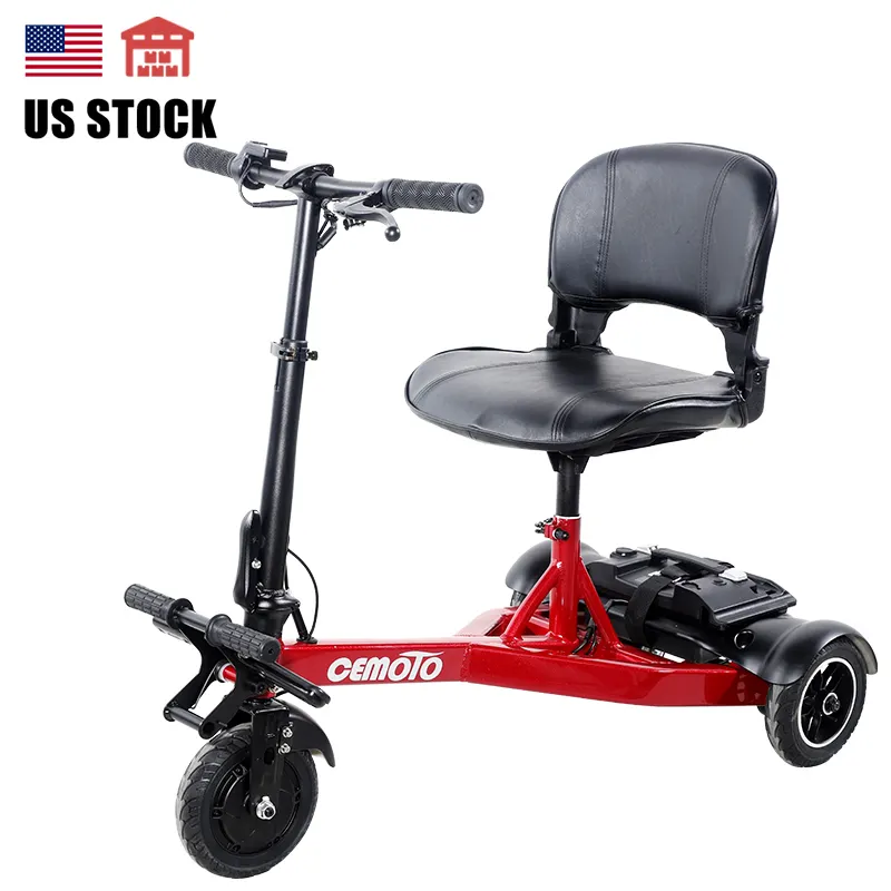 Usa stock 3 wheel 36V 200w Elderly Mobility Handicap Scooter High Quality Heavy Duty Seniors Mobility Scooter