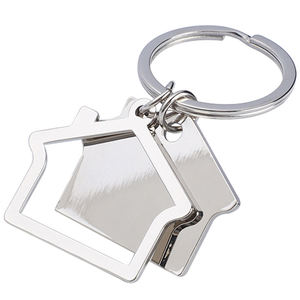 Presente De Negócios Personalizado De Aço Inoxidável Sublimação Gravada Dupla Face Palavra Retângulo Chaveiros Em Branco Triângulo Oval Keychain