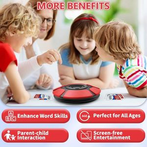 KK Bastass 2.0Juego De Mesa Espanol, kelime oyunu, tahta oyunu, yetişkinler için oyunlar; Taşınabilir paket öğrenme oyunu eğlenceli aile kartı oyunu - Product Image 4