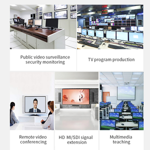 Convertidor de video SDI a Multi HD-Conversión de componentes SDI a DVI CVBS para transmisión y televisión