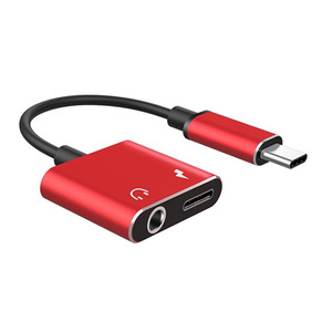 Usb适配器2合1 C型至3.5毫米音频插孔充电器适配器耳机线 - Product Image 3