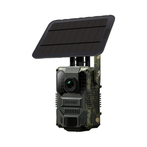 Cámara DE SEGURIDAD CCTV alimentada por energía solar de 4MP, Sensor de movimiento AI, alarma LTE/4G, detección PIR para caza de Vida Silvestre, tarjeta de memoria con micrófono incorporado - Product Image 1