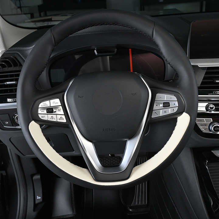 Cubiertas de lujo para volante de coche al por mayor fabricantes éxito de ventas cubiertas de volante cosidas a mano de piezas de automóvil