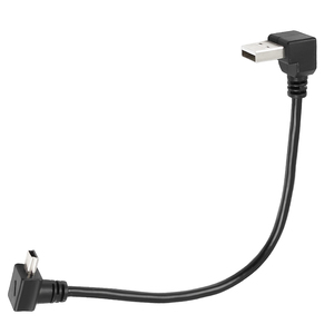 90度直角USB 2.0 a公到迷你B公数据充电电缆Usb支持定制电缆 - Product Image 1
