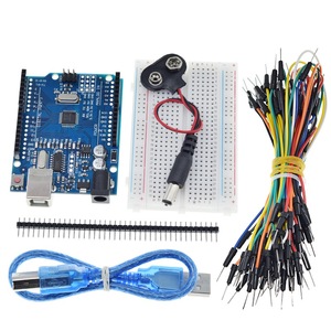 TZT ערכת המתחילים <span class=keywords><strong>arduino</strong></span> <span class=keywords><strong>Uno</strong></span> <span class=keywords><strong>R3</strong></span>-חבילה של 5 פריטים: <span class=keywords><strong>uno</strong></span> <span class=keywords><strong>R3</strong></span> טיפוס Jumper חוטים USB כבל 9V סוללה מחבר