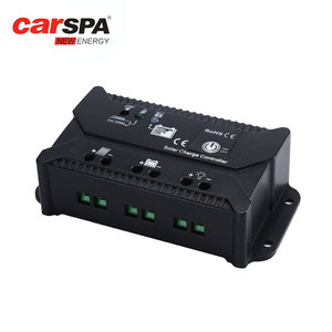 迷你太阳能充电控制器12V 24V 5A防抱死制动系统外壳太阳能脉宽调制充电控制器通过CE RoHS离网太阳能发电系统DC输出 - Product Image 2