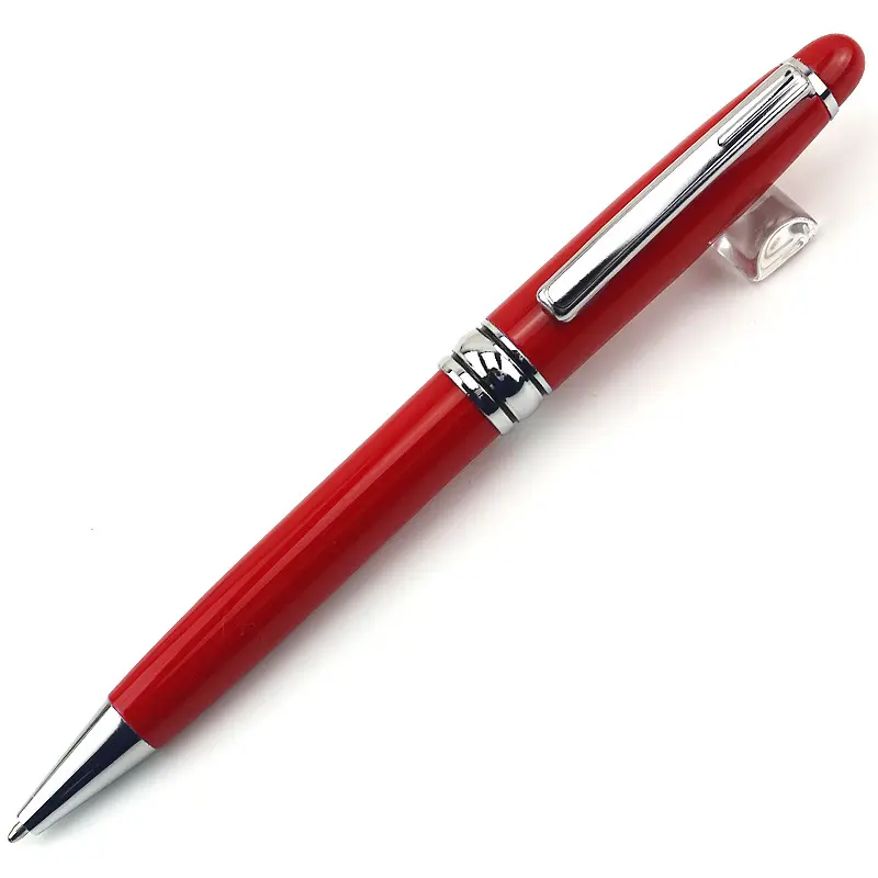 High Quality Custom Color and Logo Metal Ball Pen Promo 1.0mm Writing Width