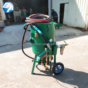 Yüksek basınçlı kumlama tankı endüstriyel pas temizleme boya kaldırma BA-500S uzaktan kumanda kumlama makinesi - Product Image 3