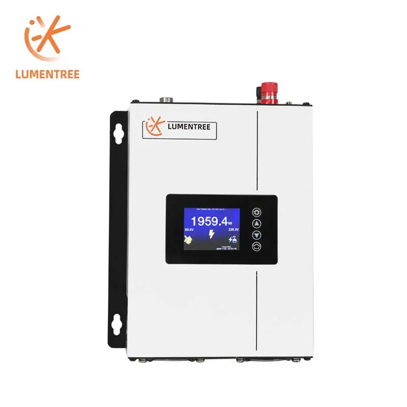 600w 65v 90v Mppt الشمسية جهاز التحكم في الشحن العاكس مع شاشة الكريستال السائل النقي موجة جيبية سعر المصنع الشمسية العاكسون