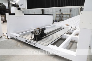 Máquina cortadora de espuma EPS modelo 3D de espuma de poliestireno de madera, enrutador CNC de 4 ejes con cabezal oscilante y eje giratorio - Product Image 4