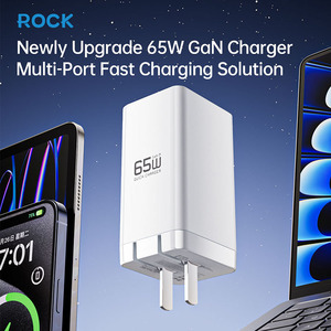 ROCK Wholesale <strong>C10</strong> PD65W GaN Charging Meet the Demands of Multidevice Charging With 65W High Speed Output - Product Image 2
