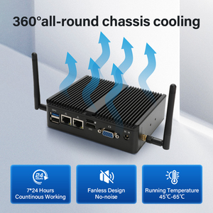 Intel ATOM Dual Cores 1,8 GHz D525 Procesador VGA Barebone System Mini PC con RS232COM LPT PS/2 - Product Image 4