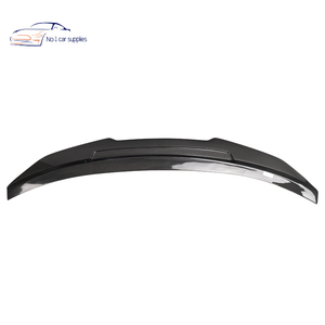 BMW 4-Series için F82 PSM tarzı karbon Fiber rüzgarlık dudak F82 M4 2014-2018 sert üst gövde arka Spoiler - Product Image 3
