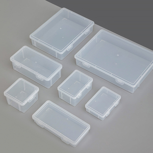 Wholesale PP Transparent Storage <strong>Box</strong> Empty Plastic Playing Card Case <strong>Toy</strong> Small Items Packaging Gift Clear Packaging <strong>Box</strong> - Product Image 1
