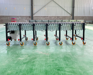 New Unpowered Telescopic Steel Folding Conveyor for <strong>Loading</strong> and <strong>Unloading</strong> Condition Unused
