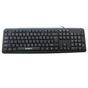 Fabrik liefern direkt hochwertige billige grundlegende kabel gebundene Tastatur K-830 mit arabischem Layout und USB-Schnitts telle für PC-Büro - Product Image 2