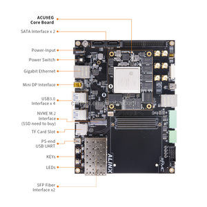 ALINX AXU9EGB Xilinx ZYNQ UltraScale MPSoC Kit di valutazione FPGA 6GB DDR4 8G eMMC FMC scheda di sviluppo HPC - Product Image 3