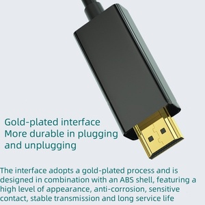 GAXEVER DPからHDMI 6ft = 1.8m大型Dpからhdmi高解像度アダプターケーブル1.8メートルDisplayPort - Product Image 2