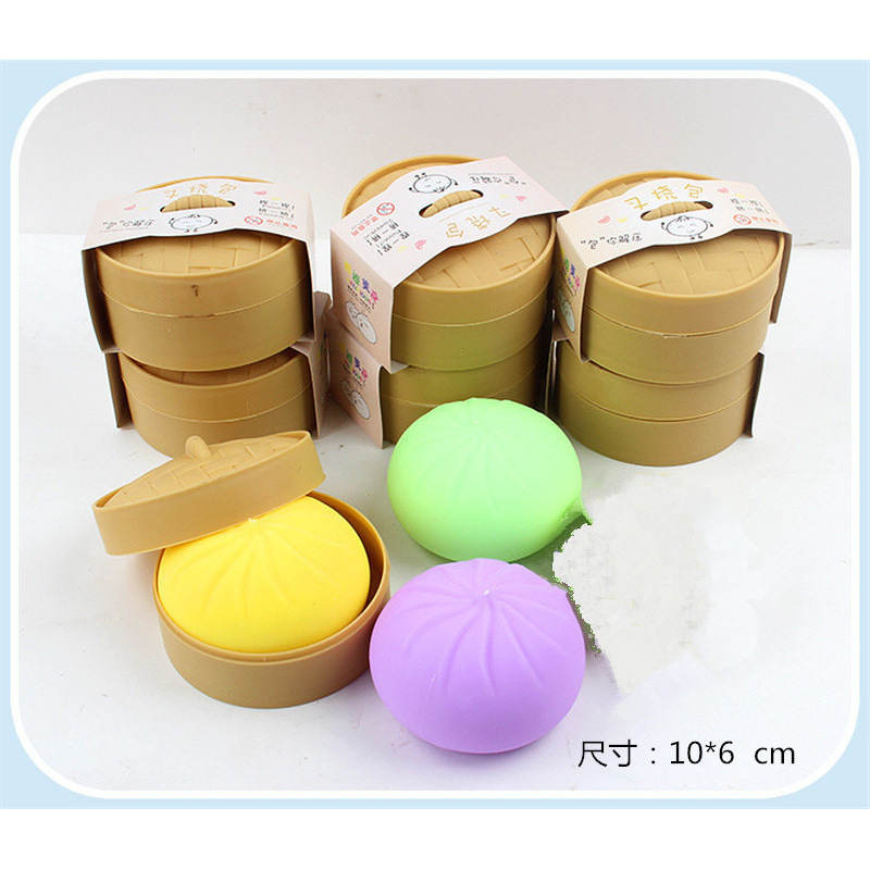 Large-sized colorful steamed buns