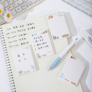 可爱记事本创意记事本卡通小记事本文具散叶好看 - Product Image 4