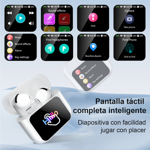 Fundas Para Auriculares Traductor De Idiomas En Tiempo Real Auriculares Con Pantalla Ai <strong>Translation</strong> Wireless Earbuds - Product Image 5