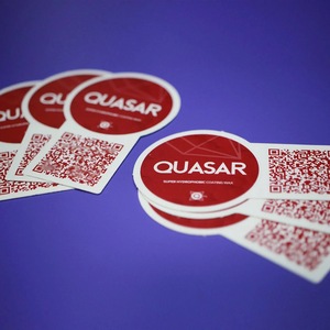 カスタムQrコードステッカーカスタマイズされた印刷ビジネス防水 - Product Image 5