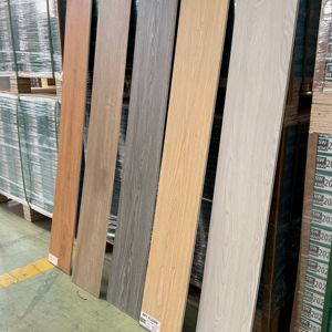 Xiangying 4mm 5mm 6mm PISO SPS Sàn PVC gạch Interlock bấm vào <span class=keywords><strong>LVT</strong></span> SPC nhựa hạt gỗ Vinyl sàn trong nhà - Product Image 4
