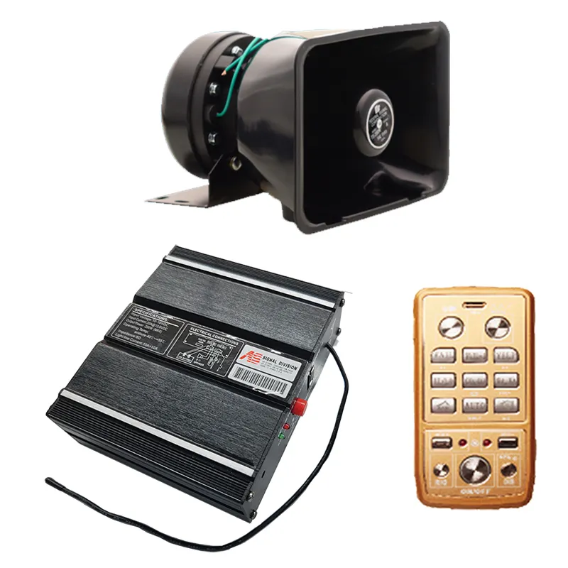 200W Wireless Ambulance Elektronischer Sirenen lautsprecher 20 Tone Car Alarm Sirene