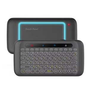 Genuino H20 Touchpad Teclado retroiluminado IR Aprendizaje Air Mouse Control remoto Mini teclado - Product Image 5