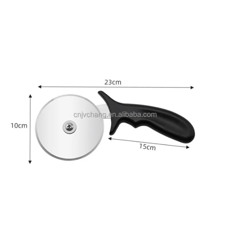 Produttore di vendere rullo in acciaio inox Pizza rotella taglio rotondo coltello per Pizza, D10cm