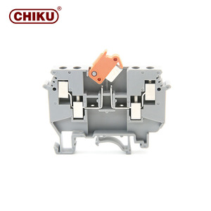 チクRUTねじ込みDINレールスプリング端子台汎用1入力2出力端子台 - Product Image 4