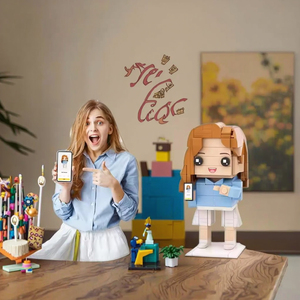 Tùy Chỉnh 3D Mini-Con Số Xây Dựng Khối Thiết Lập Cảm Xúc Quà Tặng Cho Bạn Bè Monbix Nhựa Gạch Hành Động Con Số Thiết Kế Đồ Chơi - Product Image 1