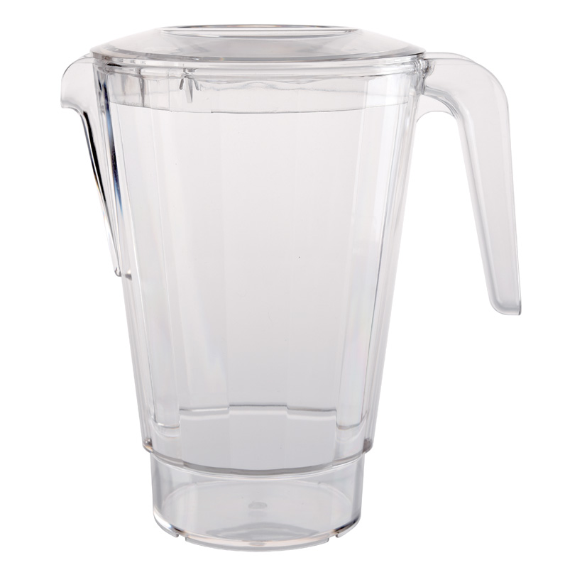 Europe Design Clear Beer Milk Pitcher Beer Juice Pitcher 1500ml 50oz Stack Hard Plastic Water Jugs