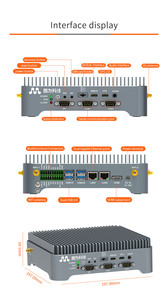 Nviadia Jetson AGX Xavier 32T 32GB LDPPR4 Edge Computing Box Amplia gama de puertos IO M.2 KEY E/M para Computación Industrial - Product Image 4