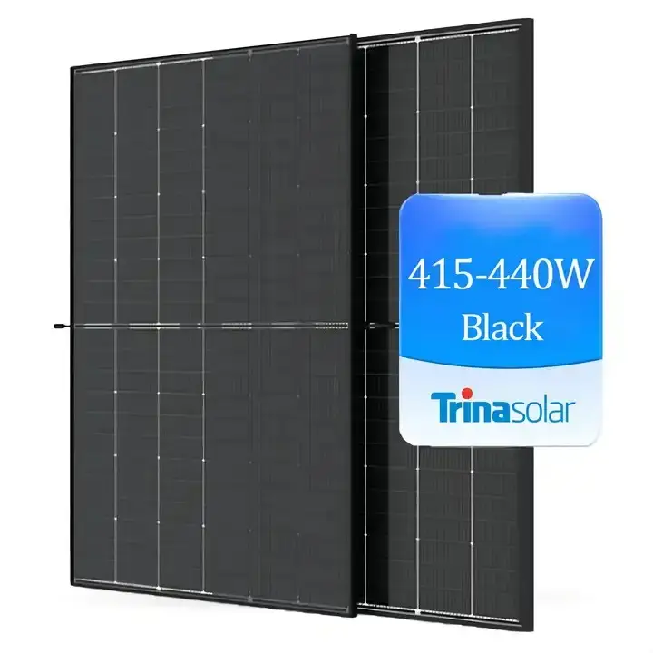 Trina 태양 전지 패널 NEG9RC.27 하프 셀 N 형 블랙 태양 전지 패널 440W 435W 430W 425W 420W 415W 판넬리 Fotovoltaici