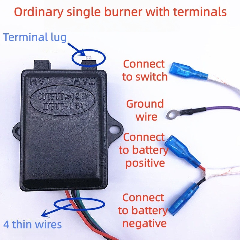 Single Igniter for Single Burner
