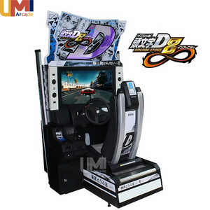 Simulatore di corsa macchina <span class=keywords><strong>Arcade</strong></span> lettore di carte a gettoni in metallo di plastica spagnolo auto simulatore di guida Video giochi per bambini - Product Image 2