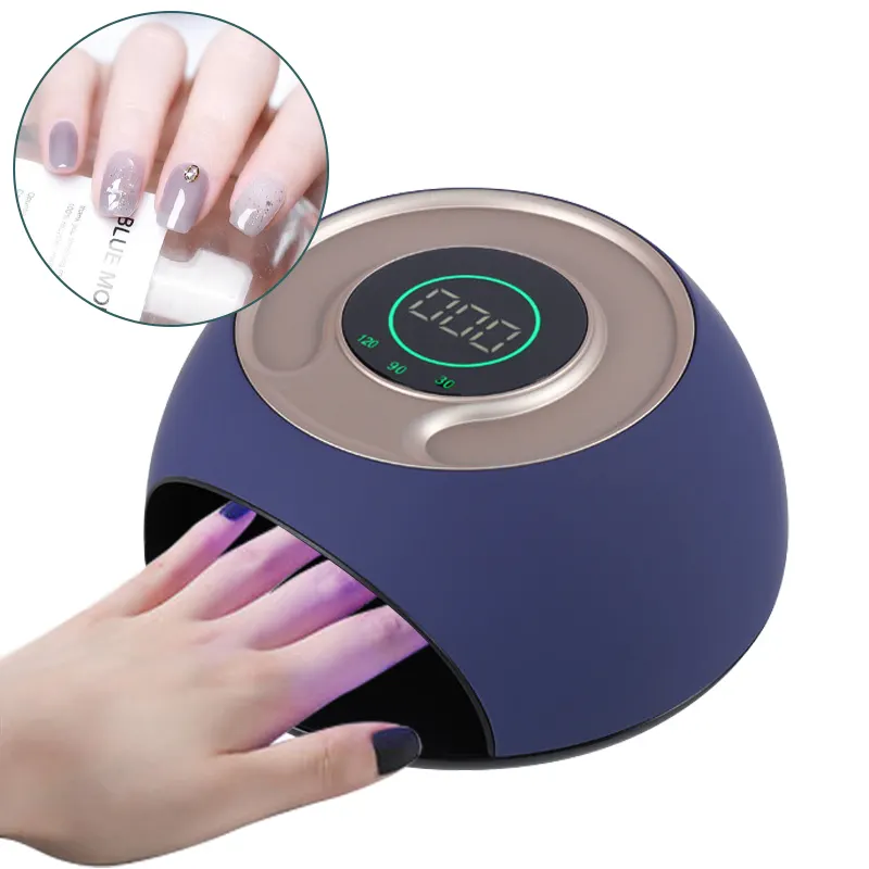 Sèche-ongles 120W double lumière UV LED Lampe vernis à ongles colle Lampe à polymérisation rapide Lampe à ongles pour manucure Salon outil Nail art