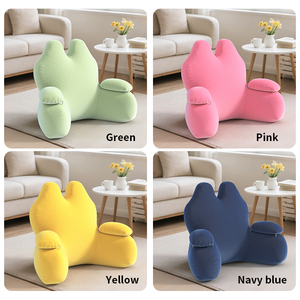 Phim hoạt hình giường đọc sách gối với có thể tháo rời và có thể giặt lót thoải mái lớn tựa lưng Đệm - Product Image 3