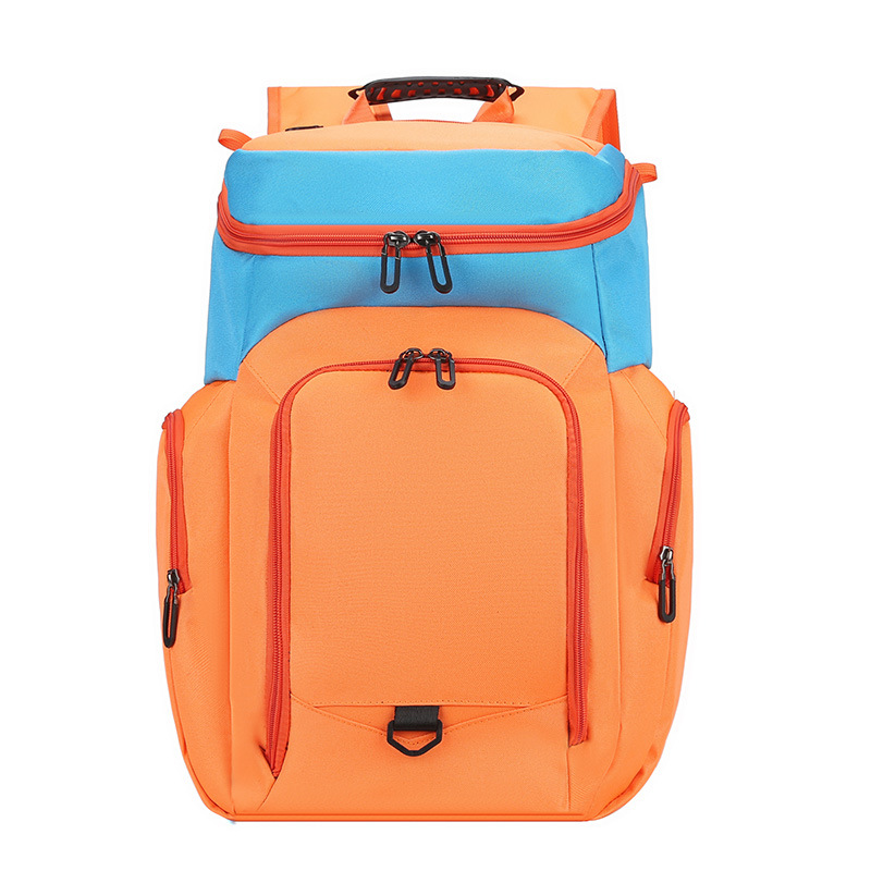 Orange/light blue