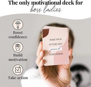 52 Inspirational Motivational Positive Affirmation Cards with Empowering Actions Positive Mindfulnes Affirmation Cards for Woman